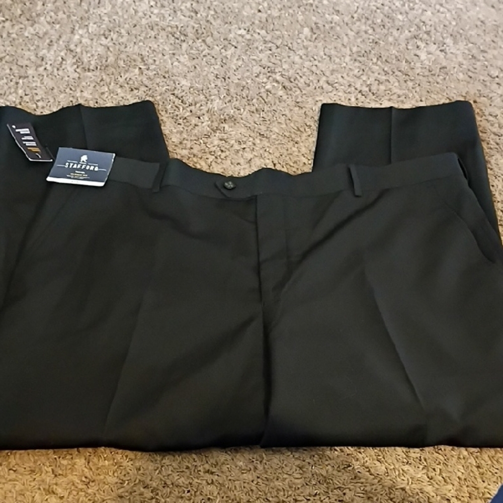 Stafford Classic Black Trousers